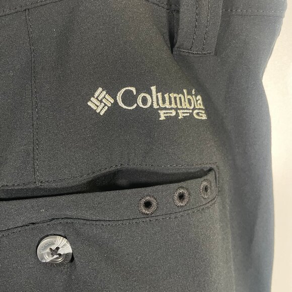 Columbia PFG Grander Marlin III Offshore Shorts Mens 42 Black Fishing Omni-Shade - Picture 5 of 9